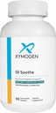 XYMOGEN Gut Health Addiments - GI Soothe Šokoladas - Slippery Elm Bark, Licenorice Root Extract & Marshmlet Root - Skatinti GI Lining Health, Lengvo žydėjimo palengvinimas & Digive Comfort (90 tablečių)