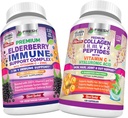 FRESH HEALTHCARE Elderberry Immune Support och Multi Collagen Peptides - Bundle