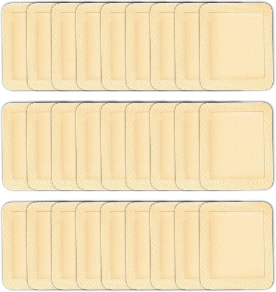 30pcs große Adhesive Bandagen 4 x 3 Zoll Dressing Elastische Adhesive Wound Dressing Bandage Großes Wound Erste Hilfe Tragbare Bandagen, Hautfarbe