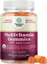 USDA Organic Multivitamin per le donne e gli uomini - Vegan Organic Multivitamin per gli uomini Gummies con Zinc & B Complex Vitamine per l'immunità energetica potenziata & Daily Wellness - Vegan e Non OGM (1 mese)