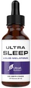 Ultra6 Nutrition Melatonin Drops with Valerian Root - Liquid Melatonin Sleeping Supplement with 5 HTP & Passion Flower - A Liquid Sleep Aid Strength Blend for Adults