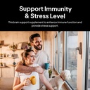 Ondersteuning van het brein en zenuwstelsel van dokter Morse - Ondersteuning Immunity & Stress Level - Naturopath Formulated Nootropic Supplement - Ginkgo Leaf, Gotu Kola, Astragalus Root & Butchers Broom - 90 capsules