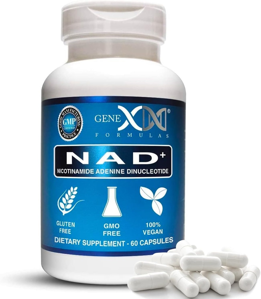 Genex Formulas NAD+ 250mg Serve 60 capsule Nicotinamide Adenine Dinucleotide (effettivo NAD+ Non Precursore) (1)