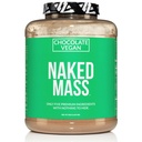NAKED Vegan Mass - Chocolate Vegan Weight Gainer - 1,280 Calories, Non-GMO, Soy & Gluten Free, No Artificial Ingredients - 8LB Bulk - 11 Servings