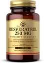 Solgar Resveratrol 250 mg dengan Red Wine Extract - 30 Softgels - Antioksidant Dukungan - Non-GMO, Gluten Free, Dairy Free - 30 Pelayan