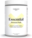 Essential Prostate Health Pack - Daily Multivitamine Suplimente pentru barbati w/Saw Palmetto, Vitamine, Minerale - Multivitamine zilnice pentru barbati pentru a sprijini prostata si sanatatea generala - 30 Pachete