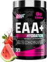 Nutrex Research EAA Hydration | EAAs + BCAA Powder | Muscle Recovery, Styrka, Muscle Building, Endurance | 8G Essential Amino Acids + Electrolytes | Strawberry Watermelon 30 Servering