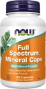 NOW Integratori, Pieno Spectrum Mineral Caps, Multi Mineral Formula, 120 Veg Capsule