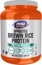 TERAZ Foods Sports Nutrition, Sprouted Brown Rice Protein, 80% Protein, Neochutený prášok, 2-libra