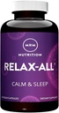 MRM Nutrizioa Relax-All® | Dieta osagarria Hobeto lo egiteko | GABA, L-Theanine eta Ashwagandha | Drogarik gabekoa, ez-Habitekoa | Ez-GMO | Vegan + Gluten Free | 15 zerbitzu