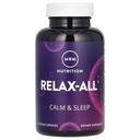 MRM Relax-All Dietary Supplement - Stress Support for Women & Men, with GABA, L-Theanine & Magnesium, Promotes Mental Balance & Muscle Relaxation, Vegan, Gluten-Free - 15 Servings