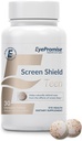Eye Promise Screen Shield Teen Eye Vitamin - 30-Count, 30-Day Supply - Chewable Eye supplement for Kids with Zeaxanthin, Lutein, Zinc " Vitamins for Tired, Strained Eyes
