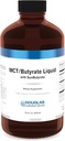 Douglas Lao động thể dục MCT/ Butyrate Liquid với Sun Butyrate cung cấp nhiều axit Caprylic và Butyric trong một chất lỏng chất lỏng chất lỏng 15.6 lf. oz.