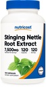 Nutricost Stinging Nettle Root Extract 120 Capsules for 120 Servings Per Bottle - Vegetarian, GMO Free and Gluten Free