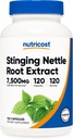 Nutricost Stinging Nettle Root Extract 7500mg gleichwertig, 120 Kapseln - Vegetarisch Freundlich, Non-GMO, Glutenfrei