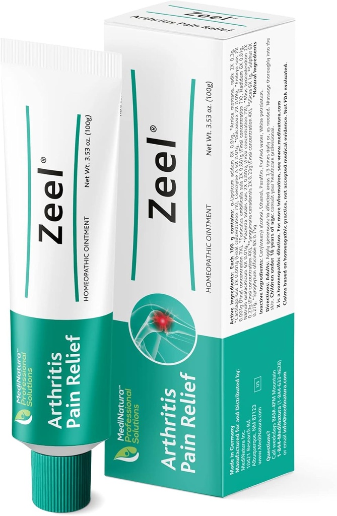 Medistia Zeel Oquel for Joint Stiffness - Arnica + 14 Active Ingreations - Made in Jerman - 3.53 oz