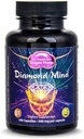 Dragon Herbs Plant Based Supplement per il supporto di memoria e concentrazione, Vegan Adaptogenic Formula con Ginkgo, Schizandra & Eleuthero - Diamond Mind 100 capsule