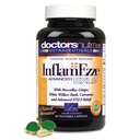 InflamEzze - Turmeric, Curcumin, Ginger Supplement - Gluten-Free, 60 Capsules