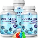 (3Pack) Quercetin Gummies - Quercetin mit Bromelain Vitamin C + Zink Vitamin D3 – Kaubare Quercetin 900mg Ergänzungen - Quercetin für Kinder und Erwachsene (3)