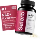 NAD + Nők kiegészítése - NMN Alternatívaként β- NAD +, Trans- Resveratrol, CoQ10, D- Ribose - Promotes Celluláris megújulás, energia, és Sugárzó bőr egészség - 60 kapszula Advanced