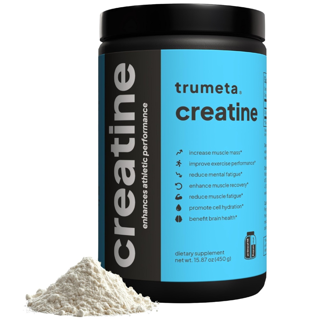 Pure Creatine Monohydrate Powder - Unflavored Creapure® Micronized Creatine for Men & Women - Maximize Muscle Growth, Strength & Recovery - Raw Creatina Monohidratada Supplement, 90 Servings