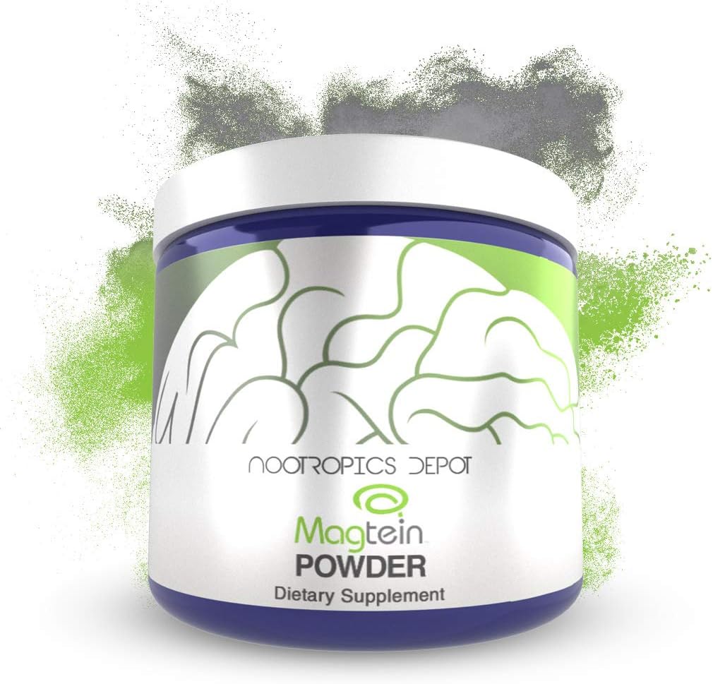Nootropics Depot Magtein Magnesium L- Threonate Powder 120 gms  Mineral, tự nhiên hỗ trợ chức năng Mitoconrial, Hàm Cognitive thúc đẩy sức khỏe tim và tim mạch