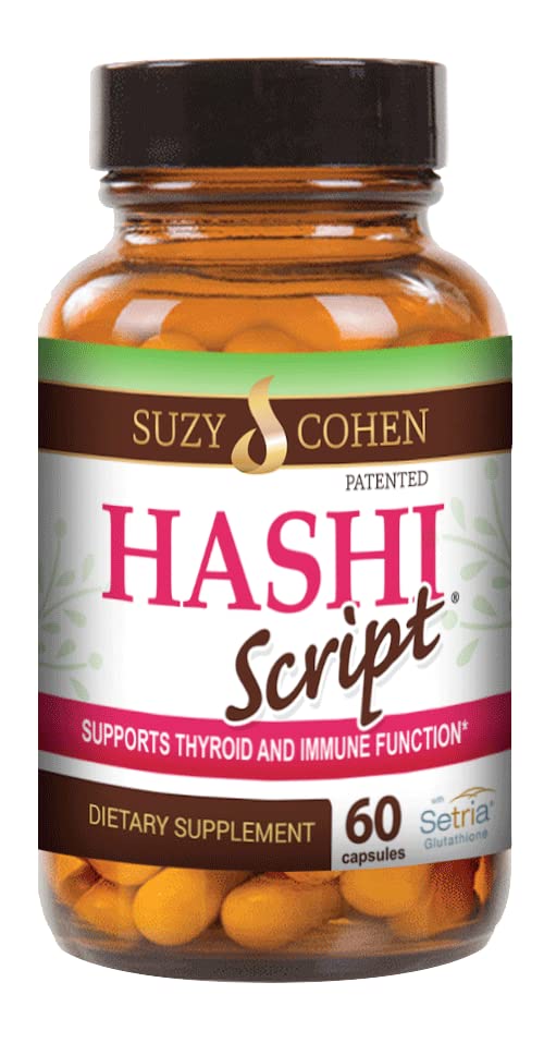 Script Essentials HashiScript Thyroid and Immune Support Formula with Catalase and Glutathione - By Suzy Cohen
