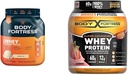 Body Fortress 100% Whey, Premium Protein Powder, Vanille, 1.74lbs (Packaging May Vary) & 100% Whey, Premium Protein Powder, Erdbeere, 1.78lbs (Packaging May Vary)