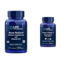 Life Extension Bone Restore + Vitamin K2 Vitamins & Minerals Maintain Bone Health & Strength & Super Omega-3 EPA/DHA Fish Oil, Sesame Lignans & Olive Extract