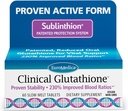 EuroMedica Clinical Glutathion - Antioxidant for High Absorption - Kosttilskud med L- Glutathion - Vegan supplement til Support Cell Health - 60 Slow Smelt Tablets