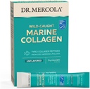 ดร.เมอร์โคลา นาวิกโยธิน Collagen Seckets, 5g Collagen per servation, 15 Offices (15 On-go Packets), น้ํายาหล่อเลี้ยงอาหาร, Unflavored, ประเภท 1 Collagen Poptides จาก Cod, Herxter & Pollock