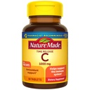 Nature Made Vitamin C 1000 mg Time Release Tablets with Rose Hips, 60 Count (Packaging May Vary)
