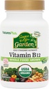 NaturesPlus Life Garden Vitamin B12 - 2, 60 Vegan 캡슐 팩 - 채식, 글루텐 무료, 인증 유기농 - 60 총 서빙