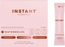 Instant Hydration Electrolytes Powder Packets - Vannmelon Electrolyte Drink Mix - Null Sukker - Keto, Vegan, Glutenfri, Ikke-GMO - Økt gjenoppretting, Hjernehelse, Muskel- og vevsstøtte - 30 Sticks