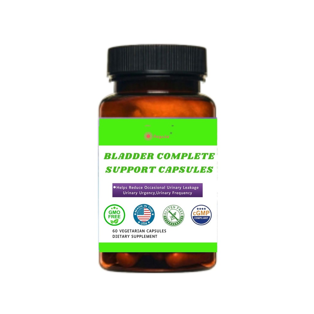 Bladder Control Supplement for Reduces Urinary Frequency, Urgency & Leakage,Potent 5-Ingredient Formula with Pumpkin Seed Extract,Cranberry, Vitamin D3,for Men & Women,60-Day Supply