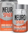 NDS Nutrición Neuroesfera - Fórmula de saúde cerebral - Nootrópico, aumentar o foco e enerxía, mellorar a concentración, apoio antioxidante e inmunidade - 90 cápsulas