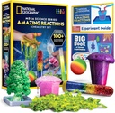 National Geographic Amazing Chemistry Set - Chemistry Kit with 45 Science Experiments including Crystal Growing and Reactions, Science Kit for Kids, STEM Gift for Boys and Girls (Exclusive)