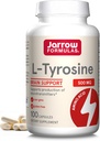 Jarow Formulas L-Τυροσίνη 500 mg, συμπλήρωμα διατροφής, συμπλήρωμα αμινοξέων για την υποστήριξη της υγείας του εγκεφάλου, 100 κάψουλες, 100 ημέρες προσφοράς