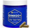 NATURAL STACKS Ginkgo Biloba Supplement with 200mg Panax Ginseng & 200mg Bacopa Monnieri - Brain Supplements for Memory and Focus - Korean Ginseng for Brain Health Support - 60 Ginkgo Biloba Capsules