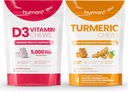 Các đường kẻ D3 và Turmeric