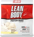 Lean Body All-in-One Vanilla Protein Shake. 35g Protein, Whey Blend, 7g gantz osasuntsu eta zuntz, 22 bitamina eta mineral, Kolore artifizialik gabe, Gluten Free, (4.6lb) Packaging May Vary