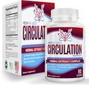Supplément de circulation de la veine et des jambes (All-in-1) Soutien de santé avec 8 ingrédients actifs