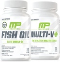 Muscle Pharm Essentials Multi-V+ & MusclePharm Essentials Ribje olje Elite Omega 3 Dopolnilo