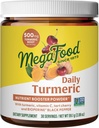 MegaFood Daily Kurkuma Nutriënt Booster Powder - Kurkuma supplement -met zwarte peper Extract, Tart Cherry & Vitamine C - Vegan - Made Without 9 Food Allergens - 2,08 Oz (30 Servings)