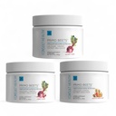 Consult Health Primo Beets Beet Root Powder Drink Mix with Nitrates, Daily Circulation Support with Ginger and Turmeric, 3 Pack of Flavors, Cherry, Natural, Tropical Punch 6.5 oz Each