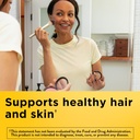 Natureza Made Biotin 1000 mcg, Suplemento dietético Suporta Cabelo saudável e pele, 120 Softgels, 120 dias de fornecimento (Pacote de 2)