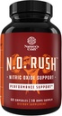Nitric Oxide Support Pills - Natural Workout supplement " Exercise Enhancer - Boost Energy Strength Recovery Muscle Builder - Pure L-Arginine " L-Citrulline Amino Acid Capsules - by Natures Craft