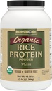 NutriBiotic Certàtic Organic Rice Protein senzill, 3 lliura Lydwer Vegan Proten Protewer Sw, Certed Kosher i Keto Amily EMAIL OF TRANSLATORS