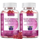 Glucosamine Chondroitin Supplements with MSM & Elderberry | Glucosamine Chondroitin Gummy for Adults & Women Men | Glucosamine chondroitin Gummies Extra Strength | Joint Supplement | 2 Pack