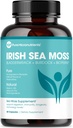 Pure Micronutrients Irish Sea Moss капсули - органични ирландски Seamoss Хапчета с Bladderwrack, Burdock & Black Pepper for Energy, Имунитет, щитовидна жлеза, Digestion, Heart and Bone Health
